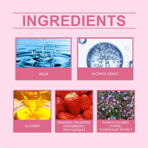 Women's Perfume Perfume Spray Strawberry Scent Eau De Parfum 50ml Fruity Scent - Picture 4 of 7