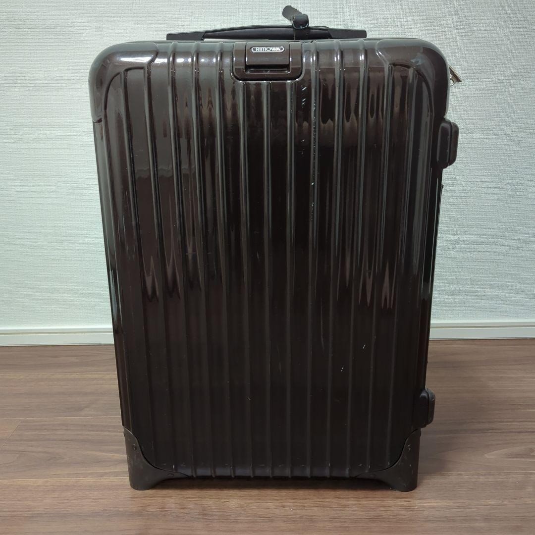 Rimowa Salsa Deluxe Cabin Trolley 35L Brown 2-wheels Carry Case