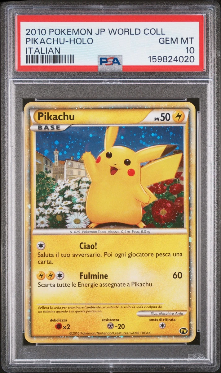 Pikachu Pokémon TCG Professional Sports Authenticator (PSA