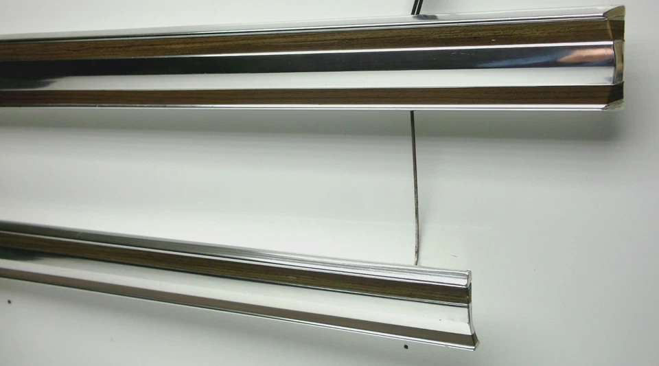 1970 1972 Ford F100 F250 RANGER XLT LH FENDER & DOOR WIDE UPPER WOODGRAIN TRIM - Изображение 4 из 4