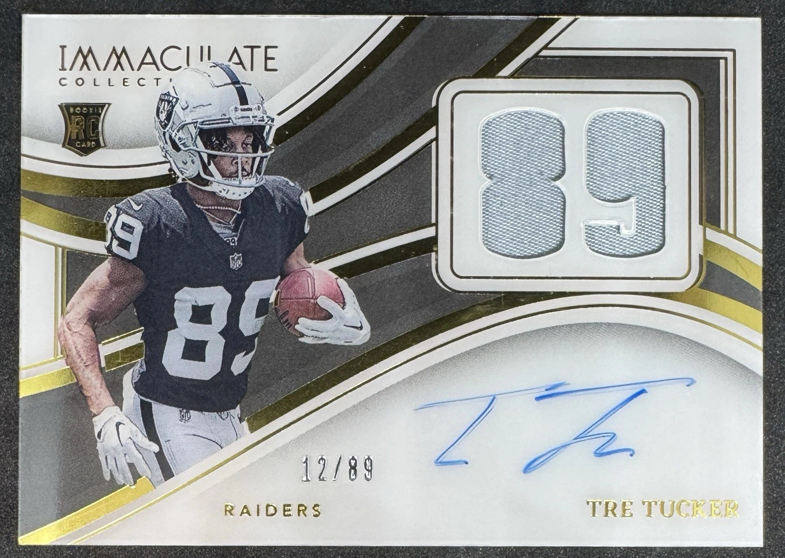 Tre Tucker Panini Immaculate Collection Immaculate Numbers Rookie Patch Autographs #INATTR Base