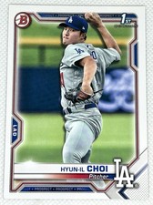 2021 Hyun-Il Choi 1st Bowman BP-130 LA Dodgers