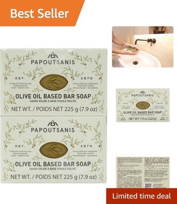 Dermatologically Tested Greek Olive Oil Soap - Hypoallergenic Bars for All Ages