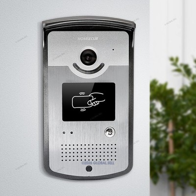 HOMSECUR Outdoor Video Voice Camera Intercom Access Control For Walk Side Gate