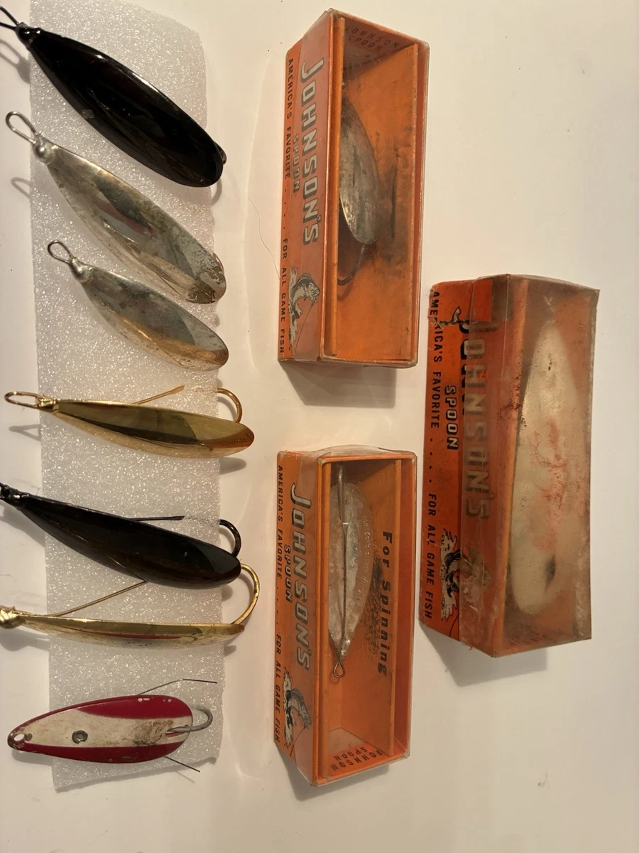 Catalogue Pêche Johnson's Spoons - Cuillères Leurres - Années 80 - Vintage