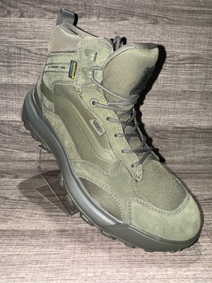 Vans MTE Crestline Waterproof All Terrain Green Boots Mens Size 10.5