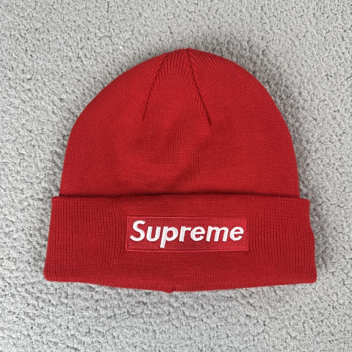Supreme Red Beanie Hats for Men for sale - eBay