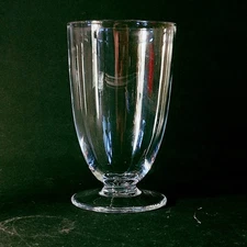 SIMON PEARCE BARRE WATER GLASS, Hand Made, Art Glass, 6 1/4", Made In USA