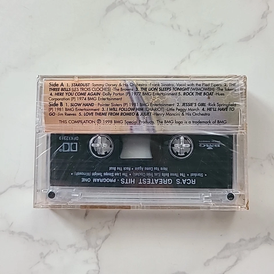 RCA Greatest Hits NEW Sealed Cassette Tape 1998 Frank Sinatra, Tokens, Mancini - Image 2 of 4