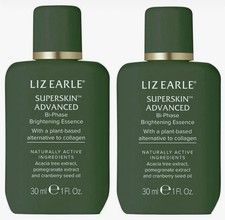 Liz Earle Superskin Advanced Bi-Phase Brightening Essence 2x 30ml Travel -Boxed