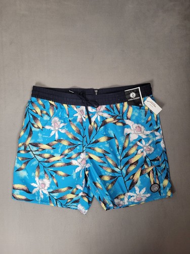 Volcom Mens Beach Bunch Truck 17in Blue Combo XL - Picture 1 of 7