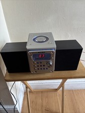Alba CD Stereo System + Goodmans Speakers FM Radio AUX Great Condition No Remote