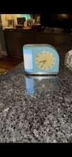 Westclox Big Ben Moonbeam Analog Alarm Clock w/Power Cord Lt. Blue