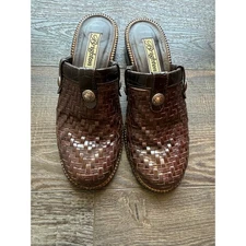 Brighton Woven Clogs - Women's Size 7M - Great Condition!