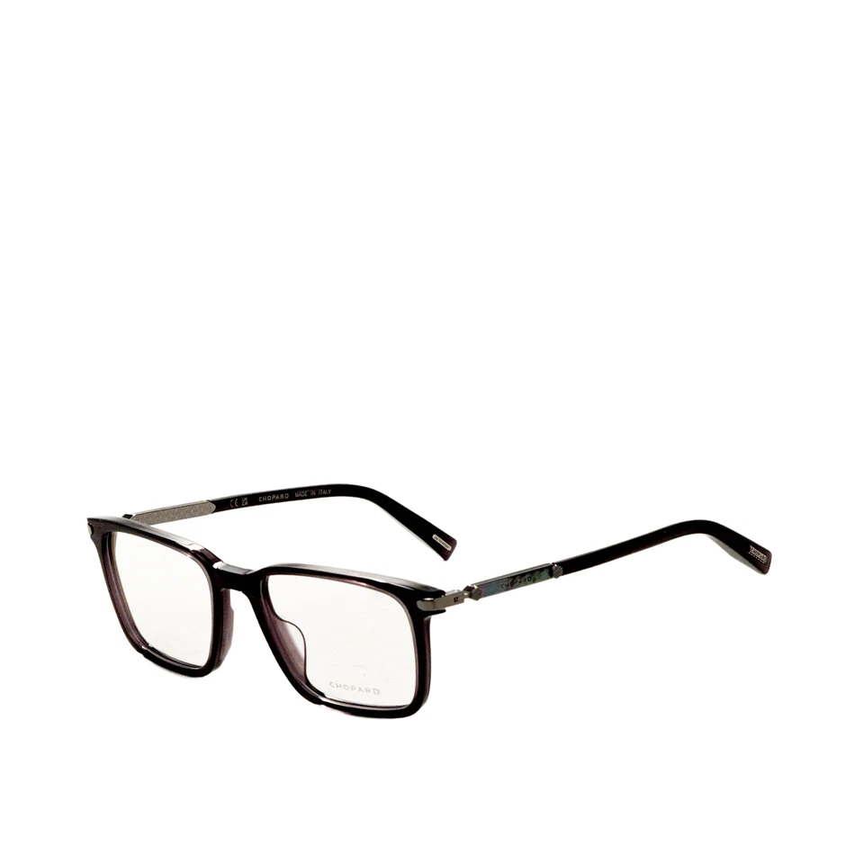 Ópticas Chopard 55 gris oscuro transparente brillante para hombre VCH373550705