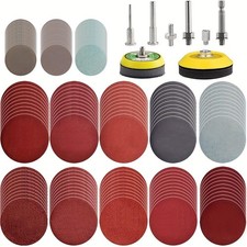 170Pack 3/2inch Sanding Discs Kit with 2 & 3" Backer Pads, Sanding Sponge for... 0.27 per gallon