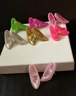 New ListingVintage Barbie High Heels Pumps Dress Shoes 7 Pairs Multi Color