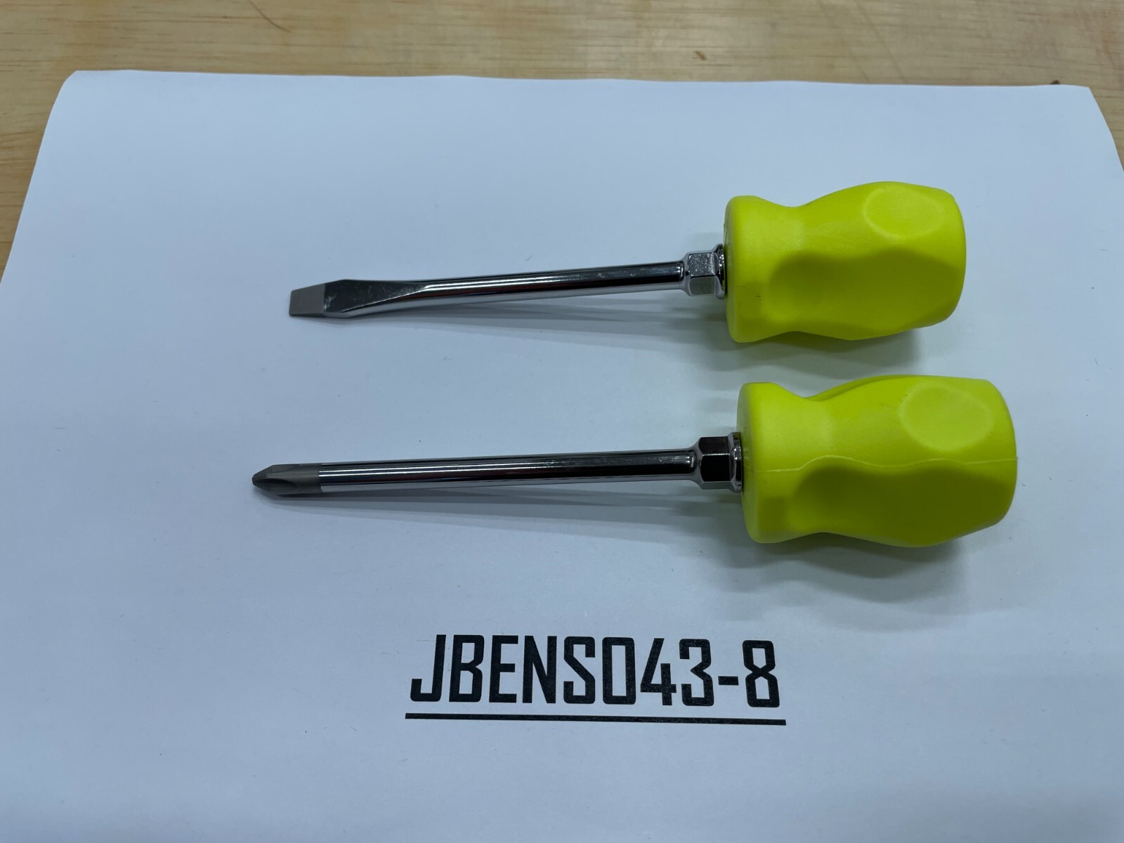 Snap-on Hi-Viz Hard Grip Reversible Screwdriver Set - 4-in-1 Yellow High Visibility