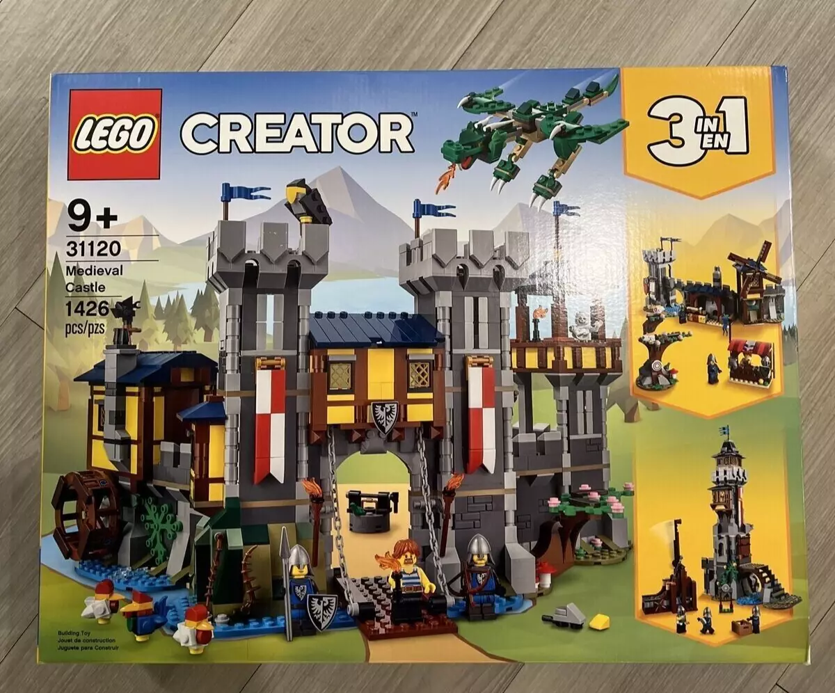 LEGO Creator Kit de construction de château médiéval 3 en 1 pour