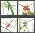 Namibia Dragonflies Set MNH 2007 Mi. 1238-1241