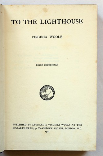 1927 - 1928 To The Lighthouse Virginia Woolf First Edition 3rd Impr Hogarth HB - Picture 5 of 9