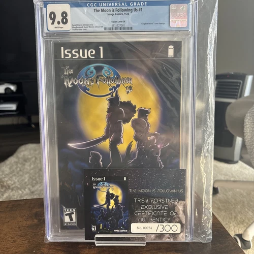 The Moon Is Following Us # 1 (2024) CGC 9.8 FORSTNER COVER ZB #74/300