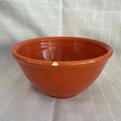 BAUER Pottery Orange 36 Made in Los Angeles Vintage Bowl Ringware Ring Ware - Picture 3 of 12