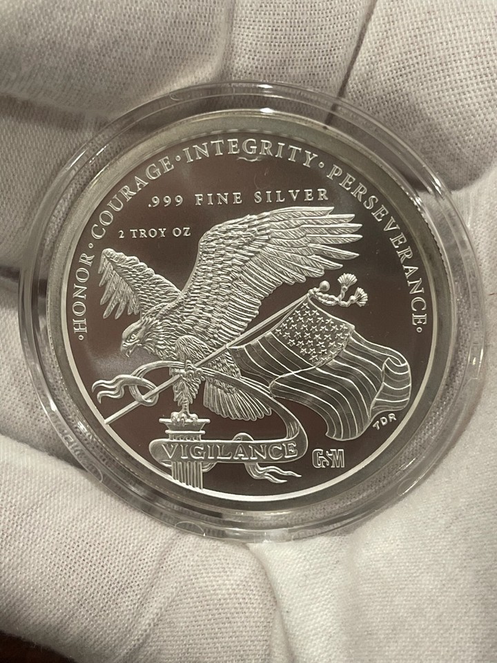 1 Oz .999 Silber Donald Trump 47th President "Drain The Swamp