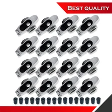 Stainless Steel Roller Rocker Arms Suit Ford SBF 289 351W 1.6 Ratio 7/16" Stud