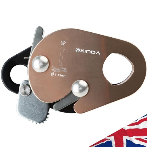 Outdoor Aluminum Alloy Rock Climbing 22KN Abseiling Downhill Device Equipment
