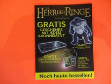 Władca Pierścieni / list zamówienia na figurki kolekcjonerskie