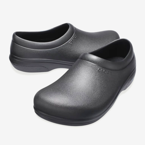 Allergi Dårlig skæbne Generelt sagt Crocs On-The-Clock Clog Slip Resistant Work Shoes Unisex Mens 8 / Women 10  | eBay