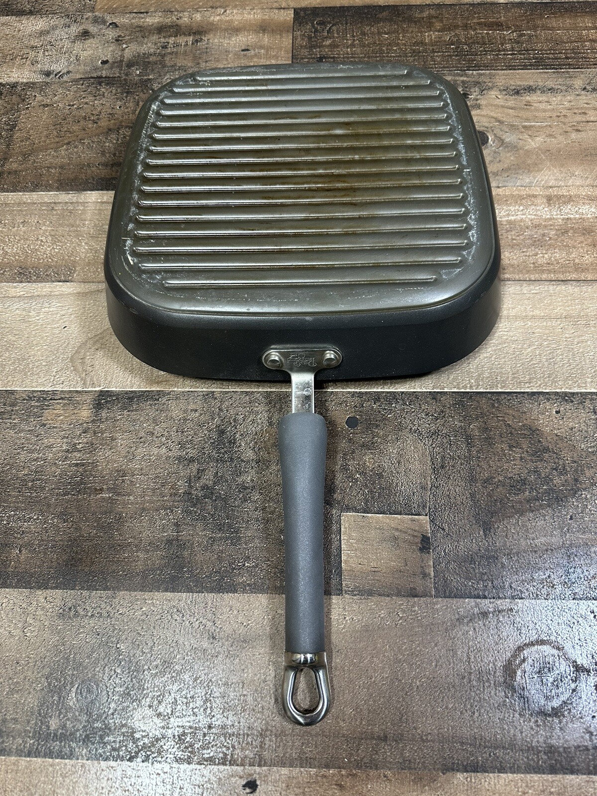 Pampered Chef 11” Square Grill Pan NonStick Skillet eBay