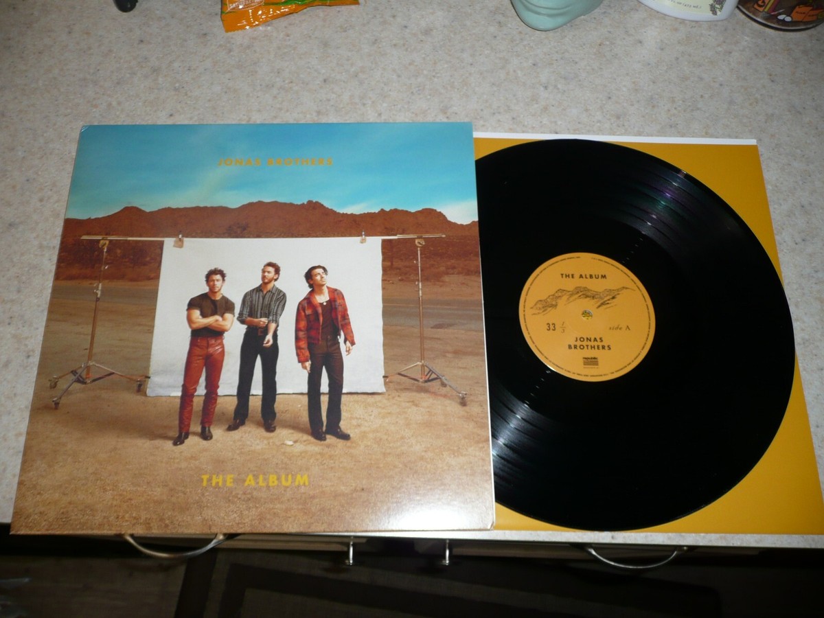 JONAS BROTHERS THE ALBUM LP Record WAFFLE HOUSE LITTLE BIRD