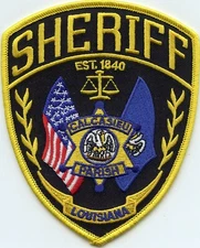 CALCASIEU PARISH LOUISIANA SHERIFF POLICE PATCH