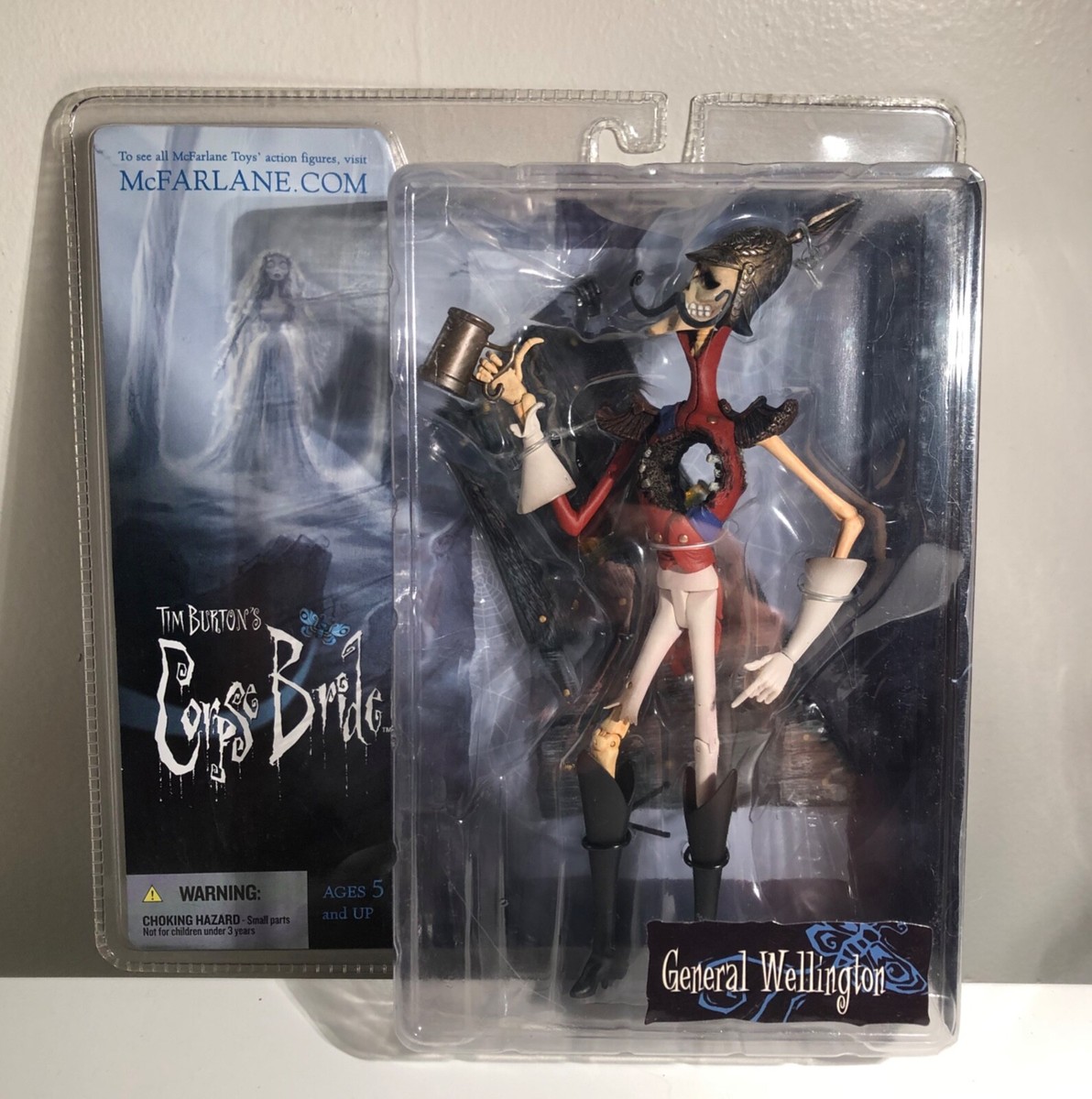 Corpse Bride - General Wellington - 7” Figure NEW unopened