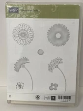 Stampin Up! REASON TO SMILE Flower Stamp Set NEW