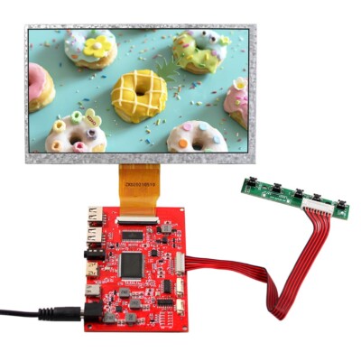 HD Type C LCD Controller Board 7'' VS070-I5024H45C-02 1024X600 IPS LCD Screen