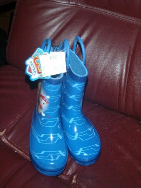 Nickelodeon лапа патруль дождя загрузки мальчиков ребенка ясельного возраста размер средний 7/8 новый с ярлыком RET. $39 - Изображение 2 из 4