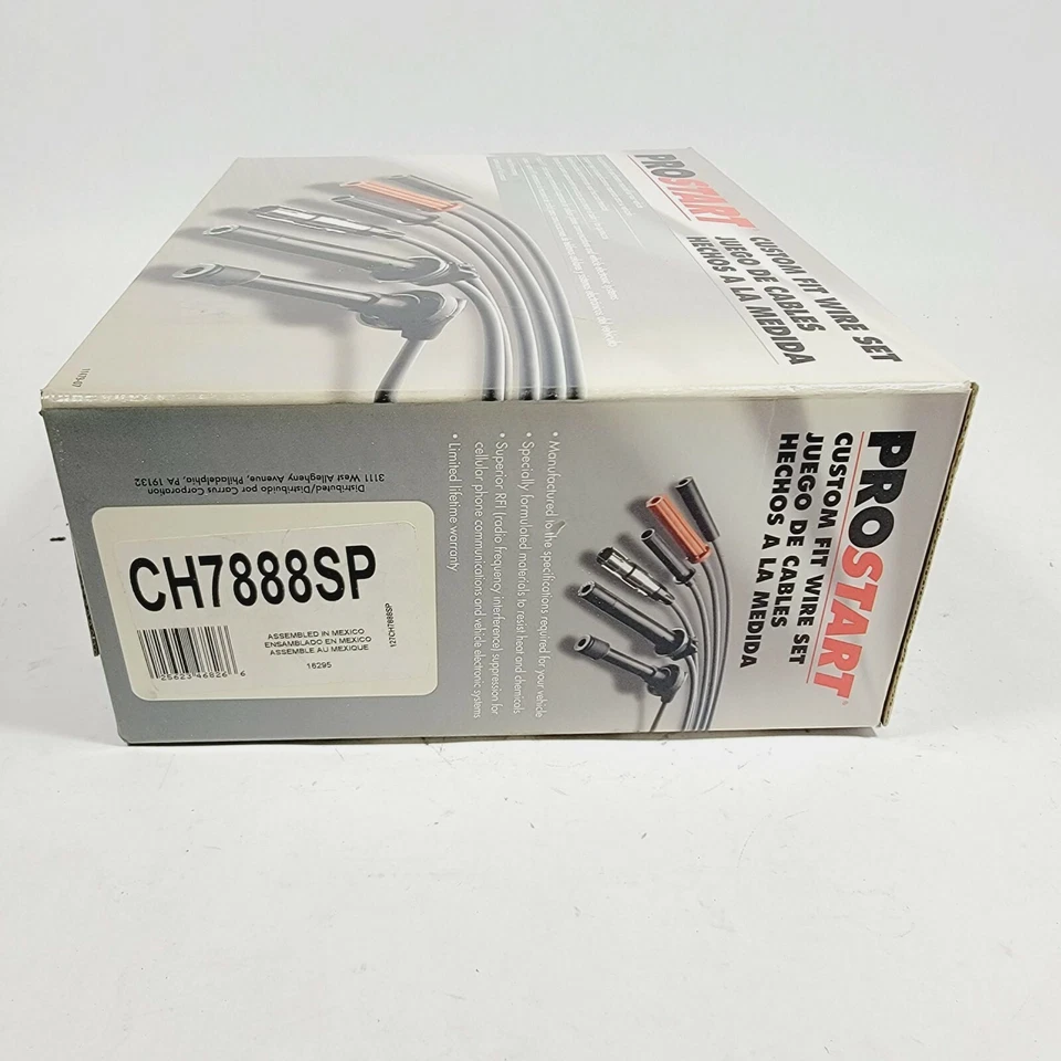 Juego de cables de bujías BWD / ProStart CH7888SP Foto 2 de 2