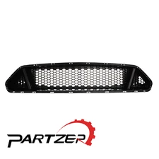 Fit For Ford Mustang 2018-2021 Front Upper Grille Mesh Grill Honeycomb Black ABS