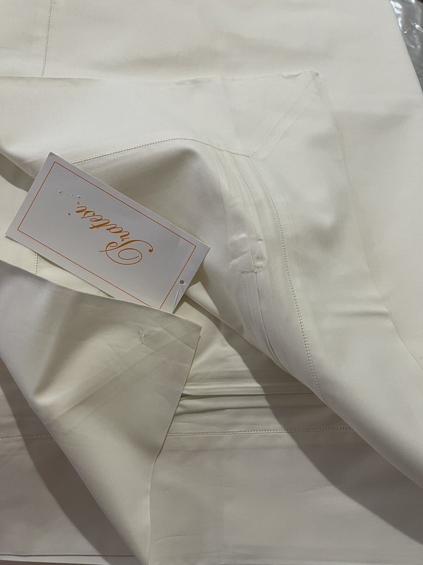 Pratesi Italy NWT Angel Skin Panna Queen Duvet Cover 100% Cotton (5) Sold