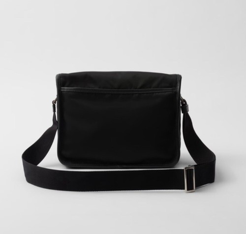 Prada Re-Nylon and Saffiano leather shoulder bag Black - Picture 3 of 4