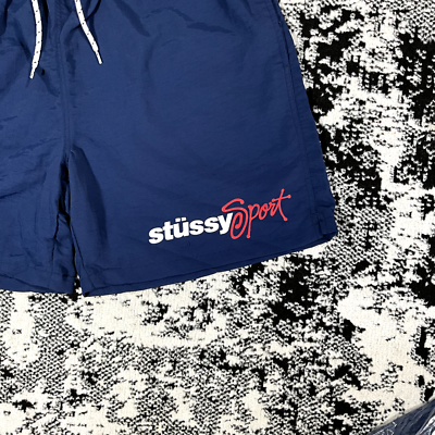 STUSSY SPORT SHORTS NAVY - 30 | eBay
