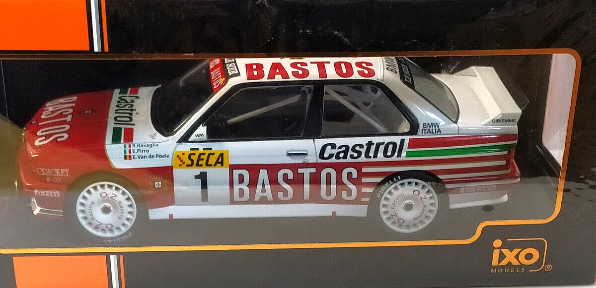 Miniature IXO 1/18 BMW M3 E30 - #1 Spa Bastos 1991, Ravaglia, Diecast Occasion