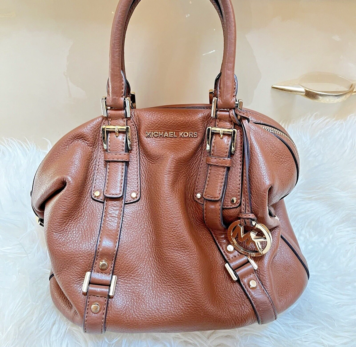 Michael kors hotsell bedford satchel navy