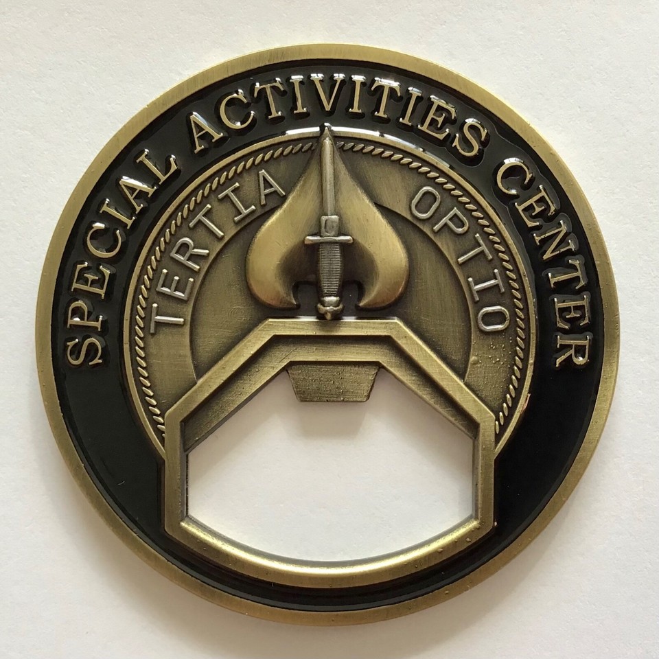 CIA Special Activities Center Ground Department Challenge Coin SAC GD
