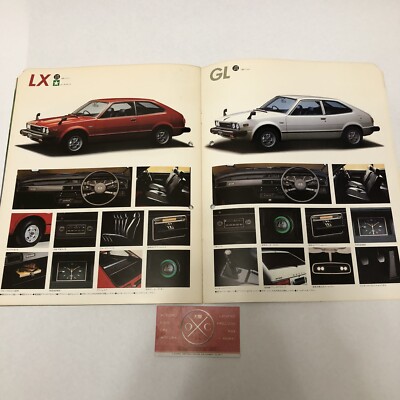 1G Honda Accord Hatchback Brochure Rare 76-81 77 78 79 80 CVCC JDM