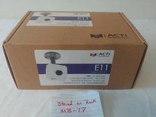 ACTi E11 Indoor IP Cube Camera with Basic WDR & Fixed Lens, 1MP, 1280x720, 30fps
