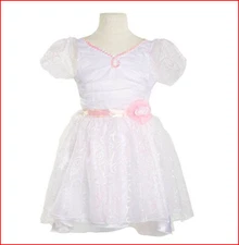 Whimsy & Wonder Sparkly Bride WEDDING DRESS - Dress Up Costume Size 4-6x ❤️NEW❤️